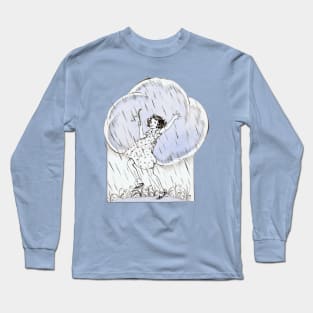 Dancing in the spring rain Long Sleeve T-Shirt